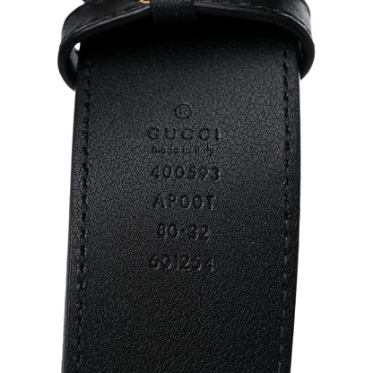 Gucci Calfskin Double G 40mm Belt 80 32 Black 3 of 4