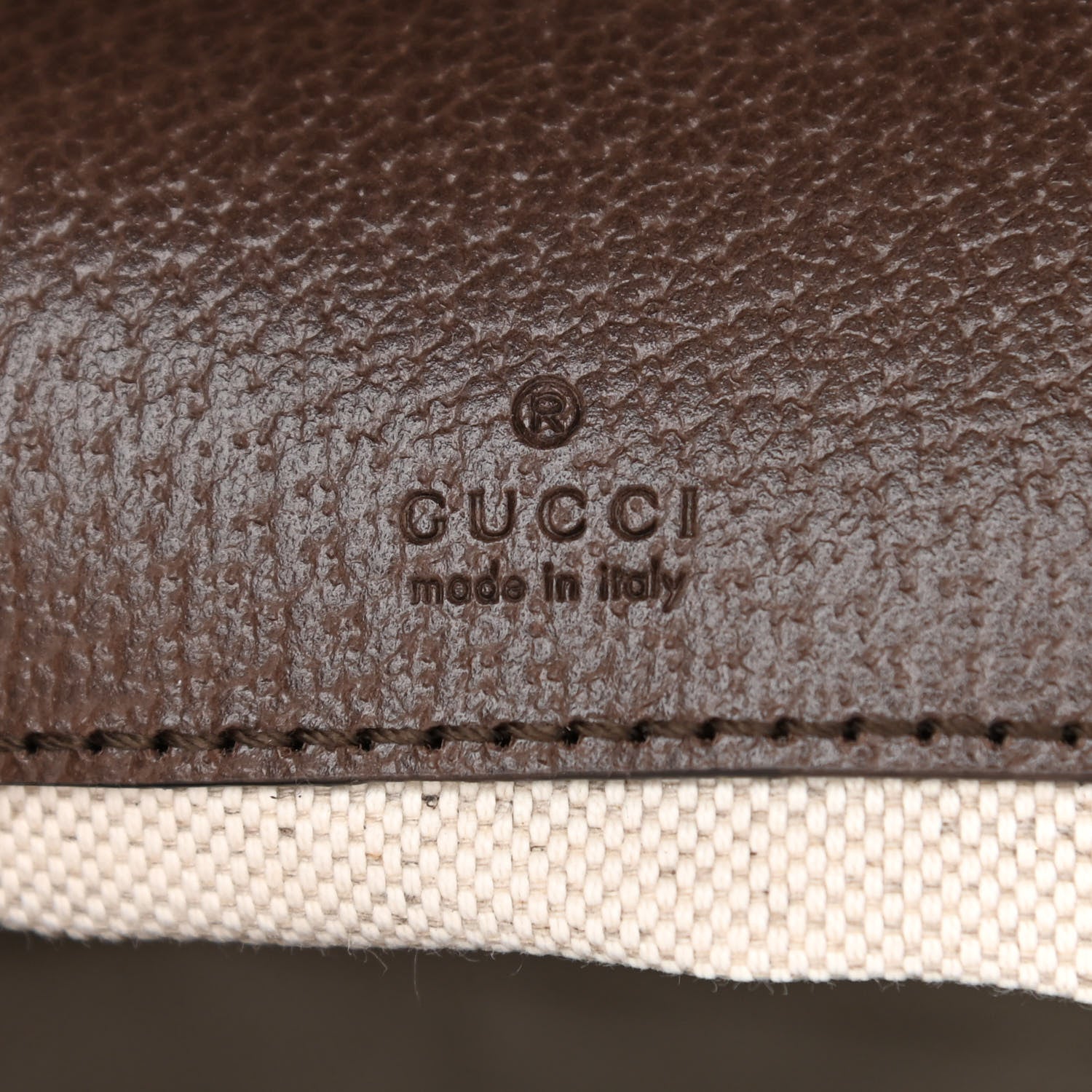 Gucci GG Supreme Monogram Textured Dollar Calfskin Blondie Belt Bag 120 48 Beige Ebony New Acero 6 of 9
