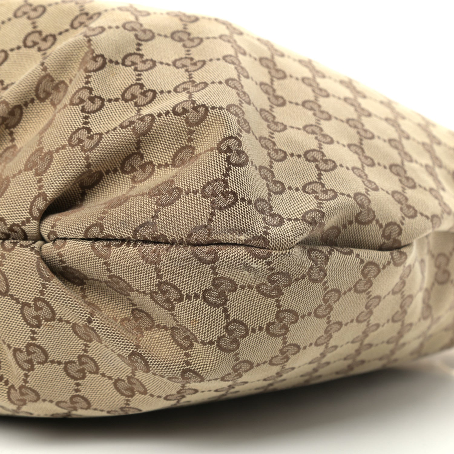 Gucci Monogram Acapulco Medium Hobo Gold 9 of 12