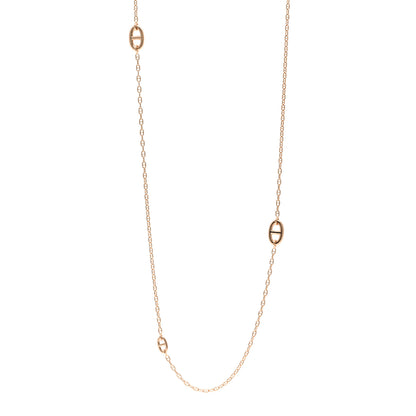 Hermes 18K Rose Gold Farandole Necklace 80 1 of 5