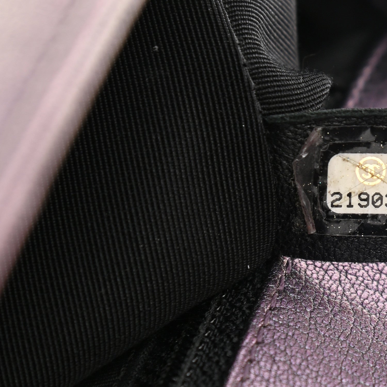 Chanel Iridescent Goatskin Quilted New Medium Boy Flap Purple 7 of 10
