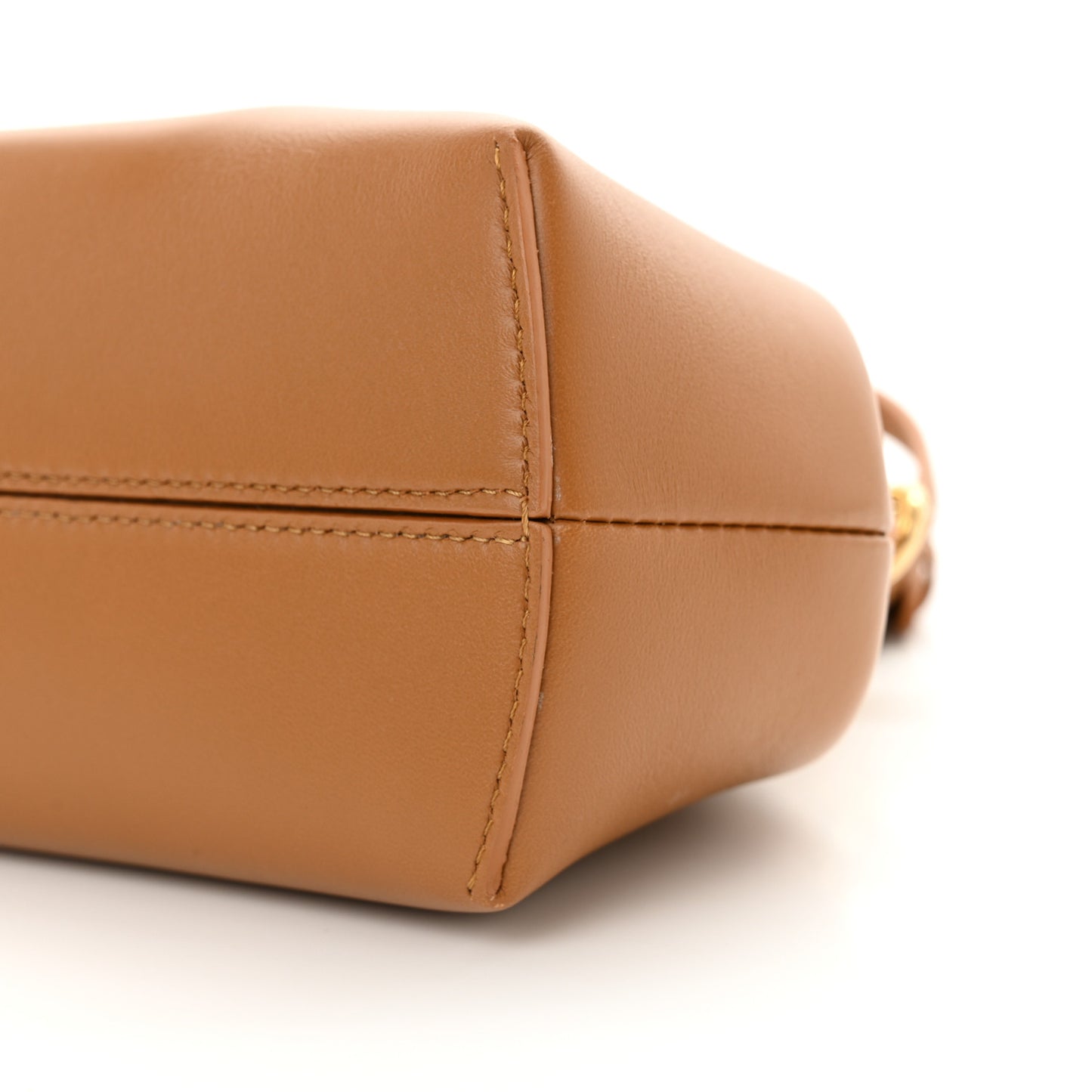 Shiny Nappa Small Fendi First Caramello