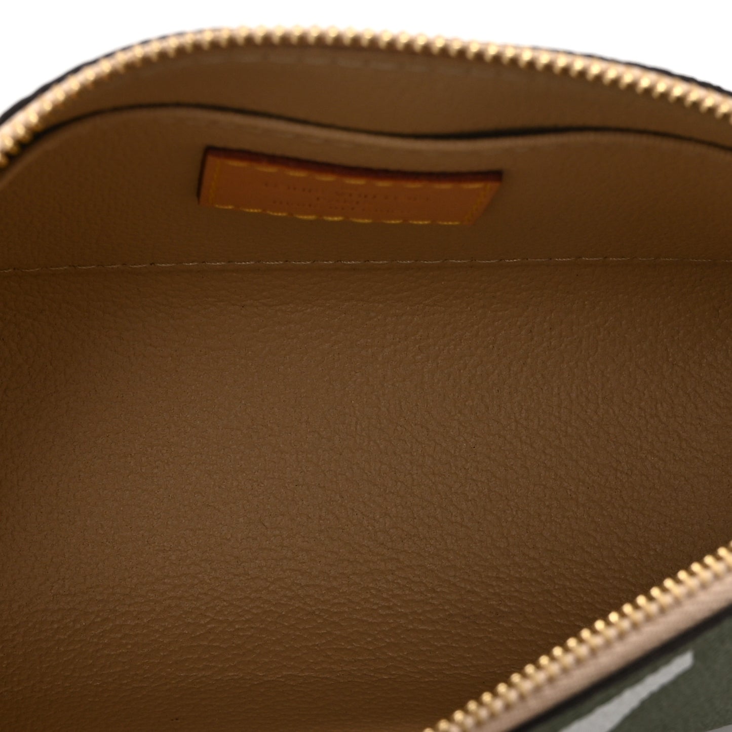 Monogram Giant Cosmetic Pouch Kaki