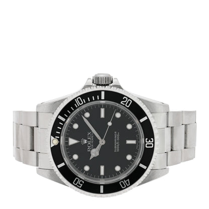 Rolex Stainless Steel 40mm Oyster Perpetual Submariner Watch Black 14060 2 of 4
