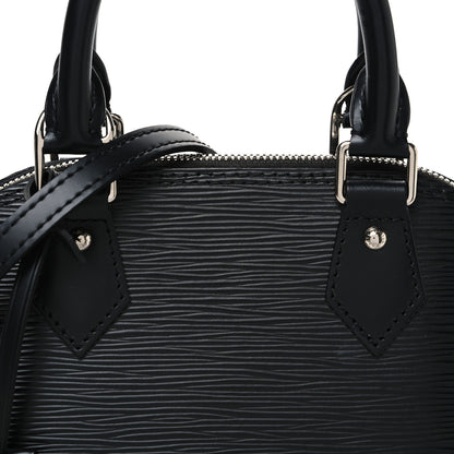 Louis Vuitton Epi Alma BB Black 7 of 9