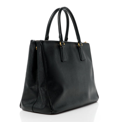 Prada Saffiano Large Galleria Double Zip Tote Black 3 of 14
