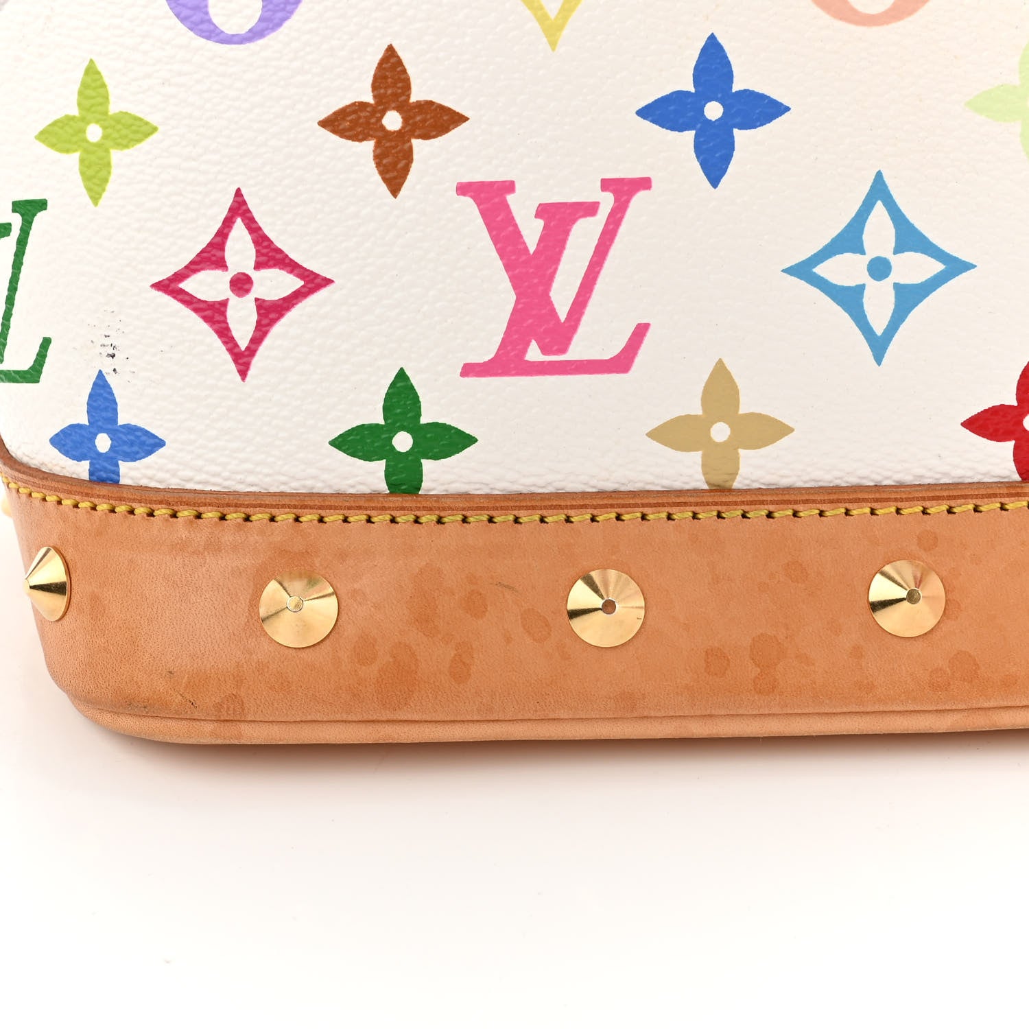 Louis Vuitton Monogram Multicolor Alma White 11 of 12