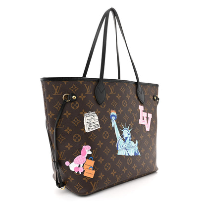 Louis Vuitton Monogram My LV World Tour Neverfull MM 3 of 9