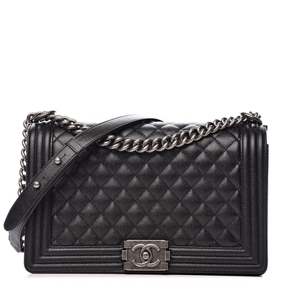 Chanel Caviar Quilted New Medium Boy Flap Black 1 of 11
