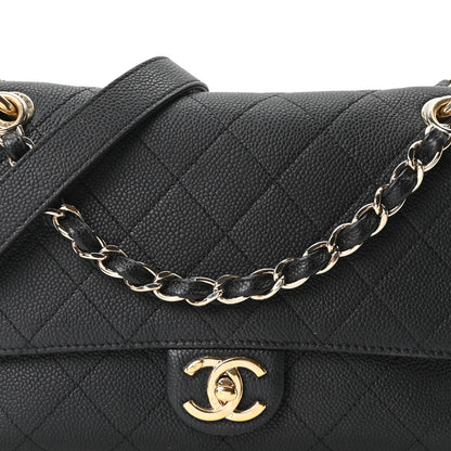 Chanel Caviar Quilted City Walk Flap Black 8 of 10