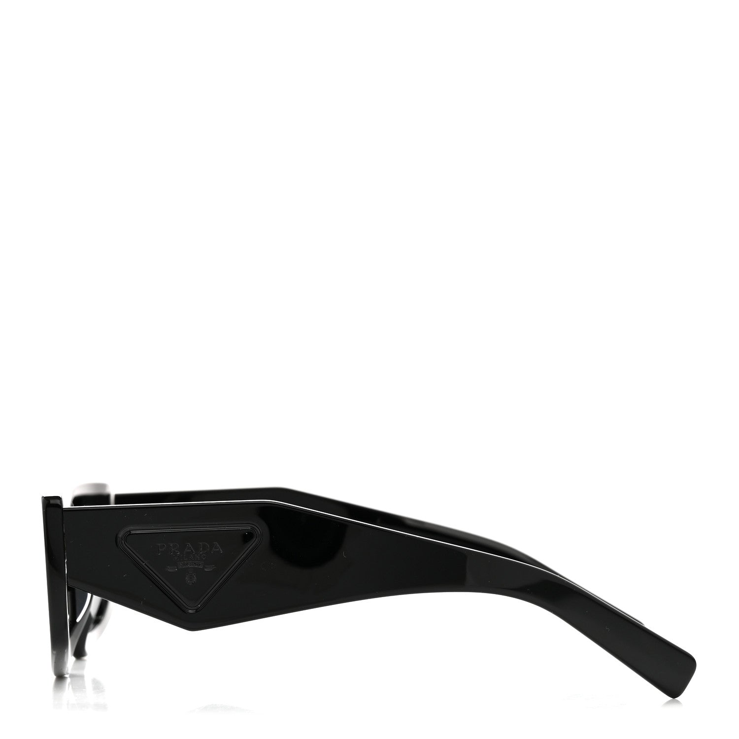 Prada Acetate Symbole Sunglasses SPR D03 Black 3 of 9