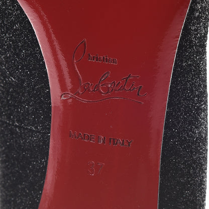 Christian Louboutin Glitter Fifi 85 Pumps 37 Black 7 of 7