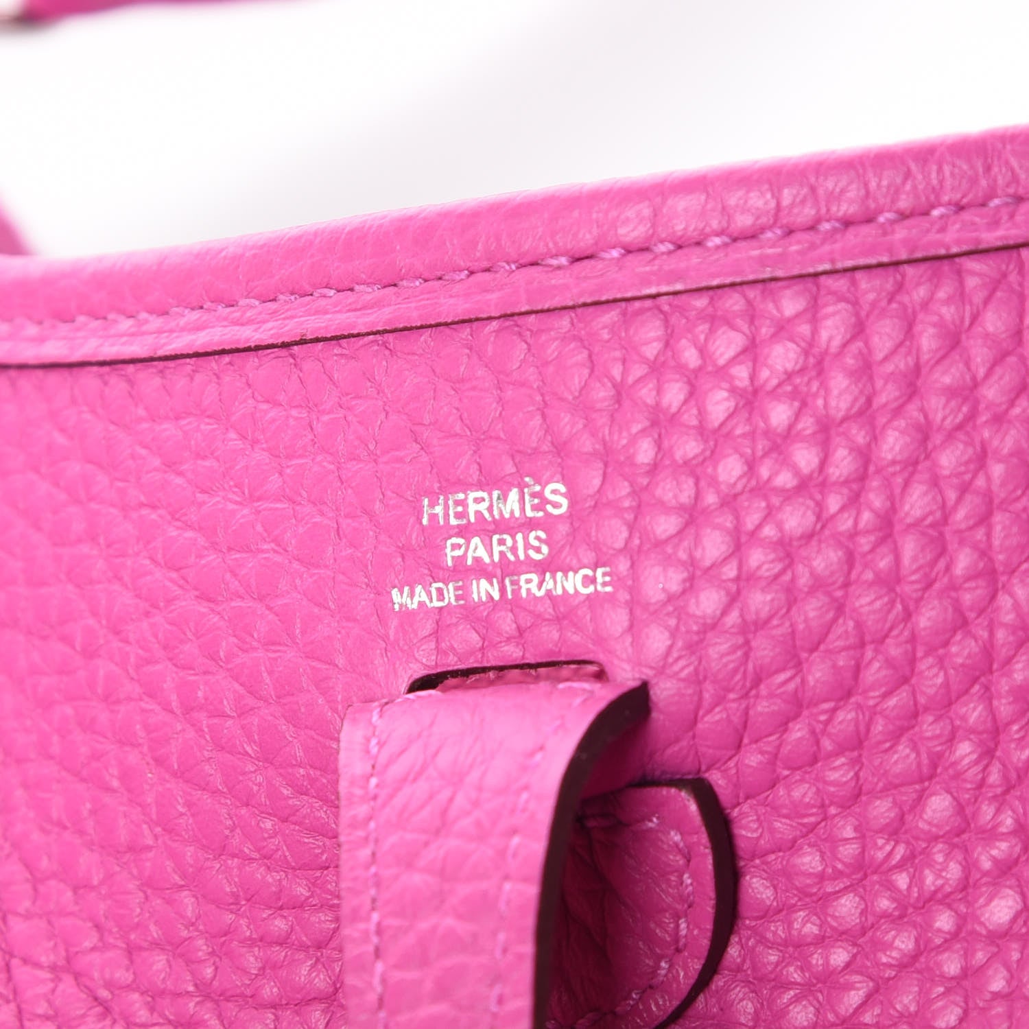 Hermes Taurillon Clemence Evelyne TPM Magnolia 8 of 10