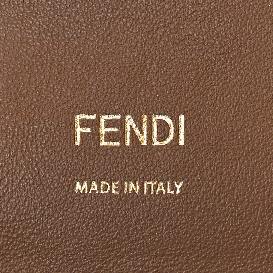Fendi Macrame Crochet Baguette Natural Gianduia 7 of 10