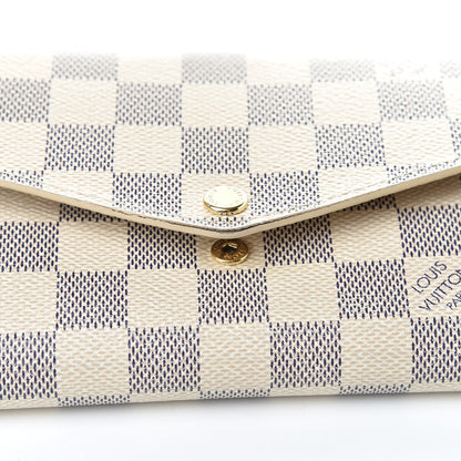 Louis Vuitton Damier Azur Sarah Wallet NM 7 of 11