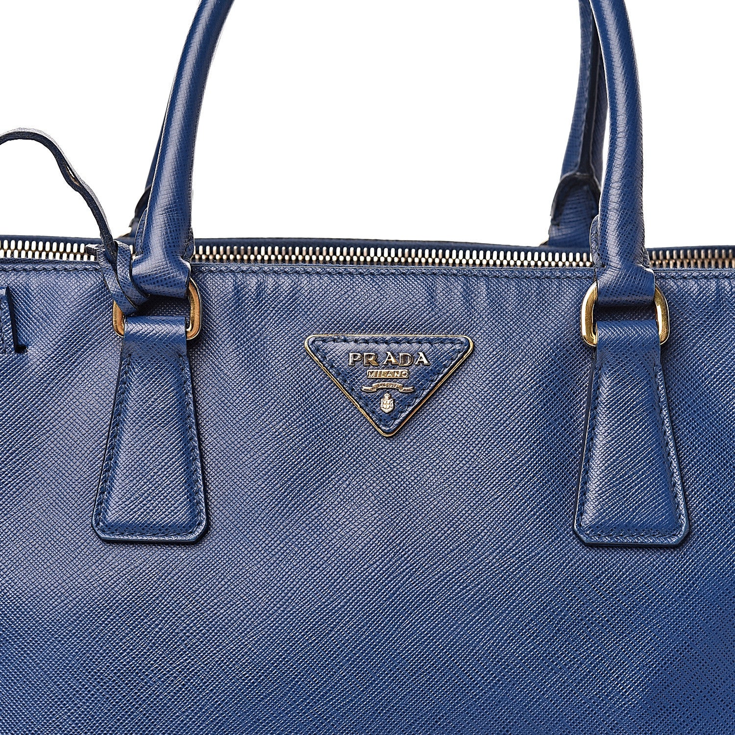 Prada Saffiano Lux Medium Tote Bluette 17 of 18