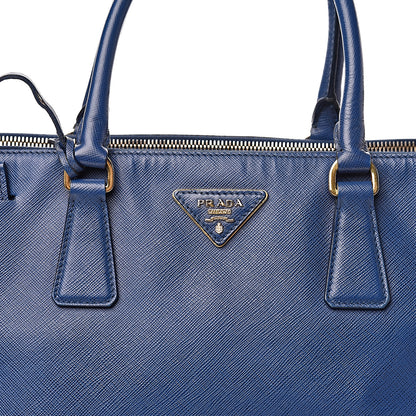Prada Saffiano Lux Medium Tote Bluette 17 of 18