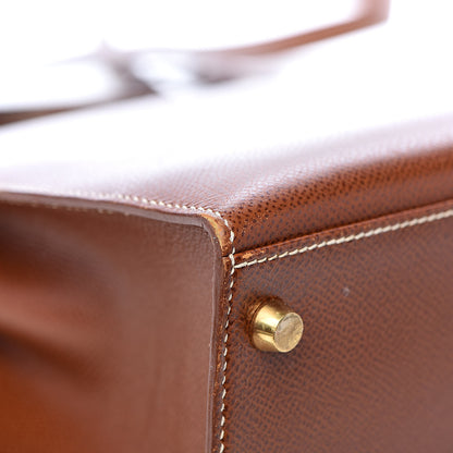 Hermes Veau Grain Lisse Kelly Sellier 28 Noisette 38 of 40