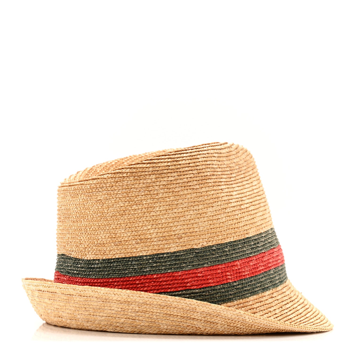 Gucci Abaca Straw Web Fedora Hat S 5 of 11