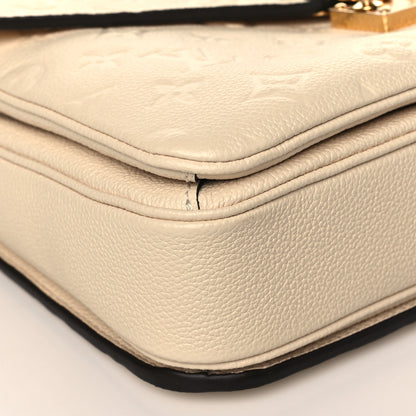 Louis Vuitton Empreinte Braided Pochette Metis Creme Beige Caramel 7 of 9