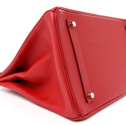Hermes Epsom Birkin 35 Rouge Casaque 9 of 12