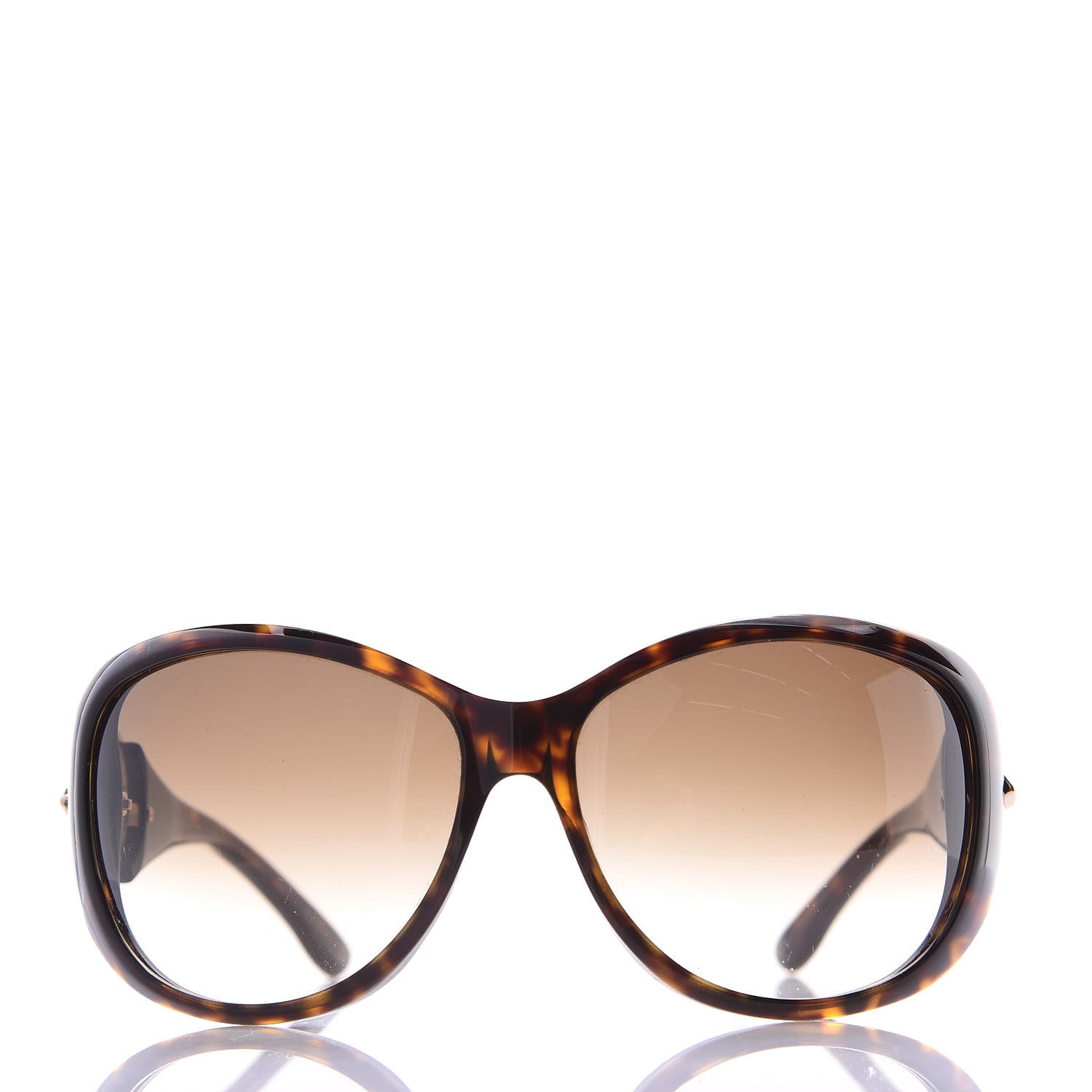 Gucci Oval Sunglasses Tortoise 3 of 7