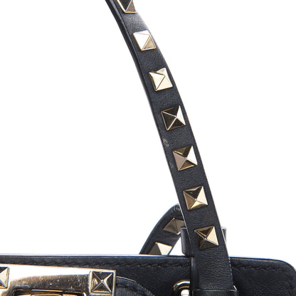 Valentino Garavani Vitello Mini Rockstud Tote Black 15 of 18