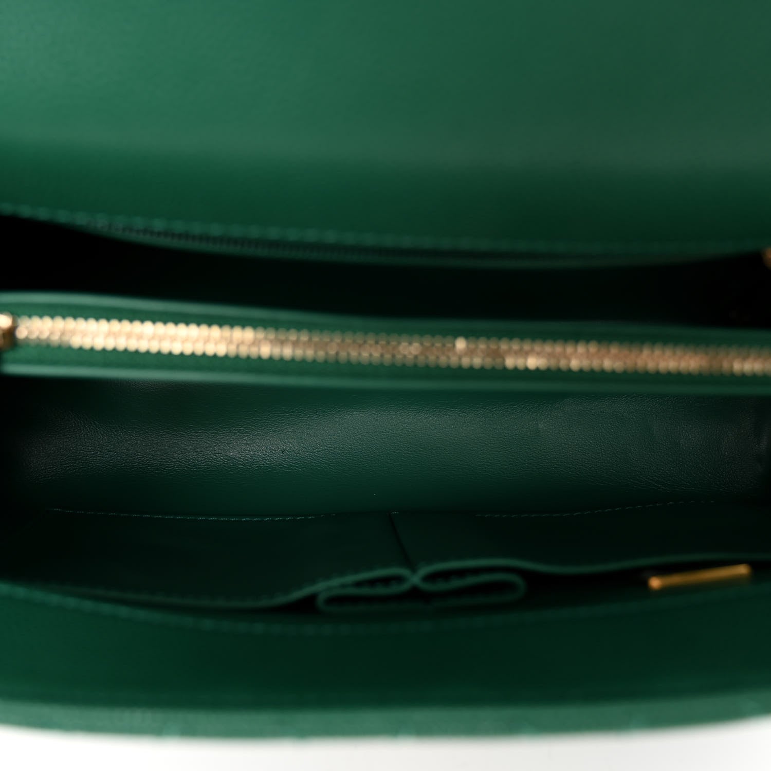 Chanel Caviar Quilted Small Coco Handle Flap Green 5 of 9