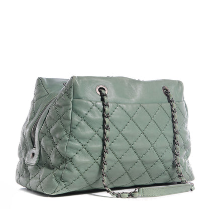 Chanel Calfskin Medium Stitch It Tote Green 3 of 7