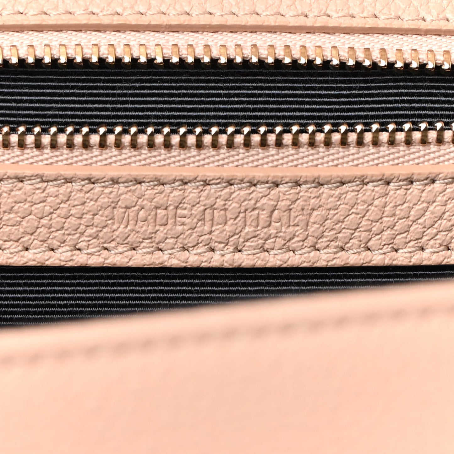 Grained Calfskin Medium Diorama Flap Bag Nude