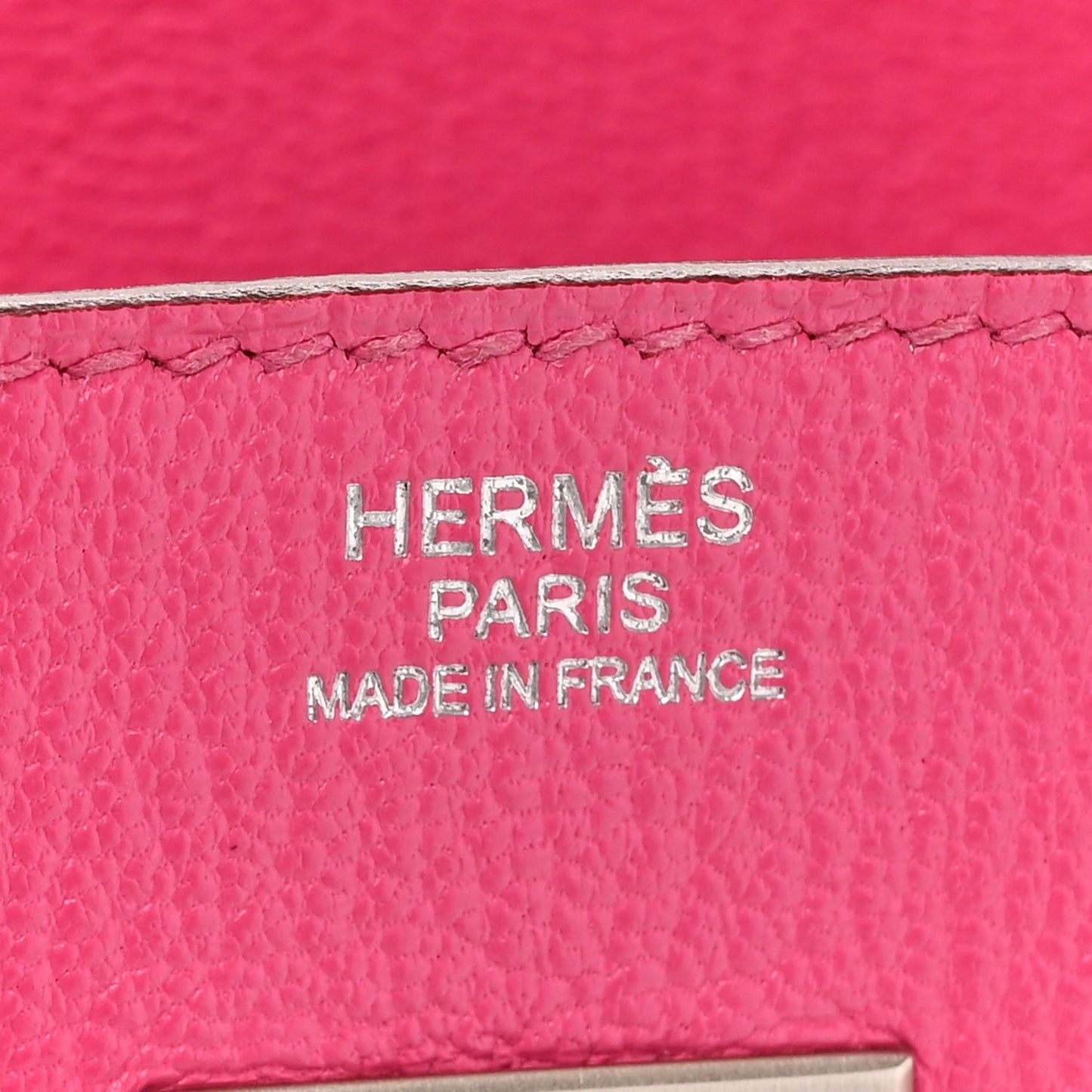 Chevre Mysore Birkin 30 Rose Shocking