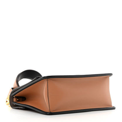 Fendi Vitello Century F is Fendi FF Embossed Kan I Shoulder Bag Orzo Tobacco 4 of 17