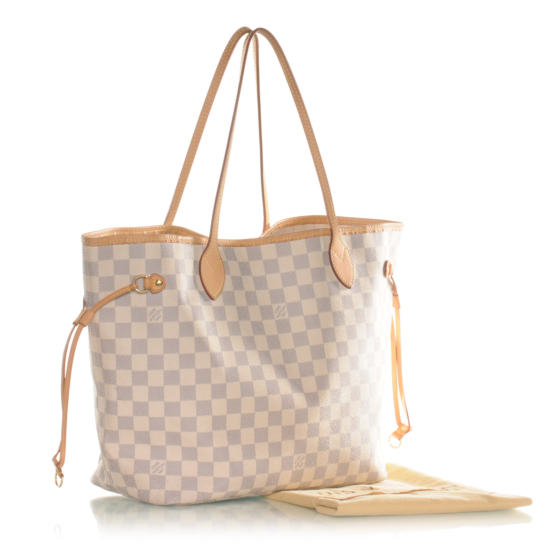 Louis Vuitton Damier Azur Neverfull MM 3 of 7