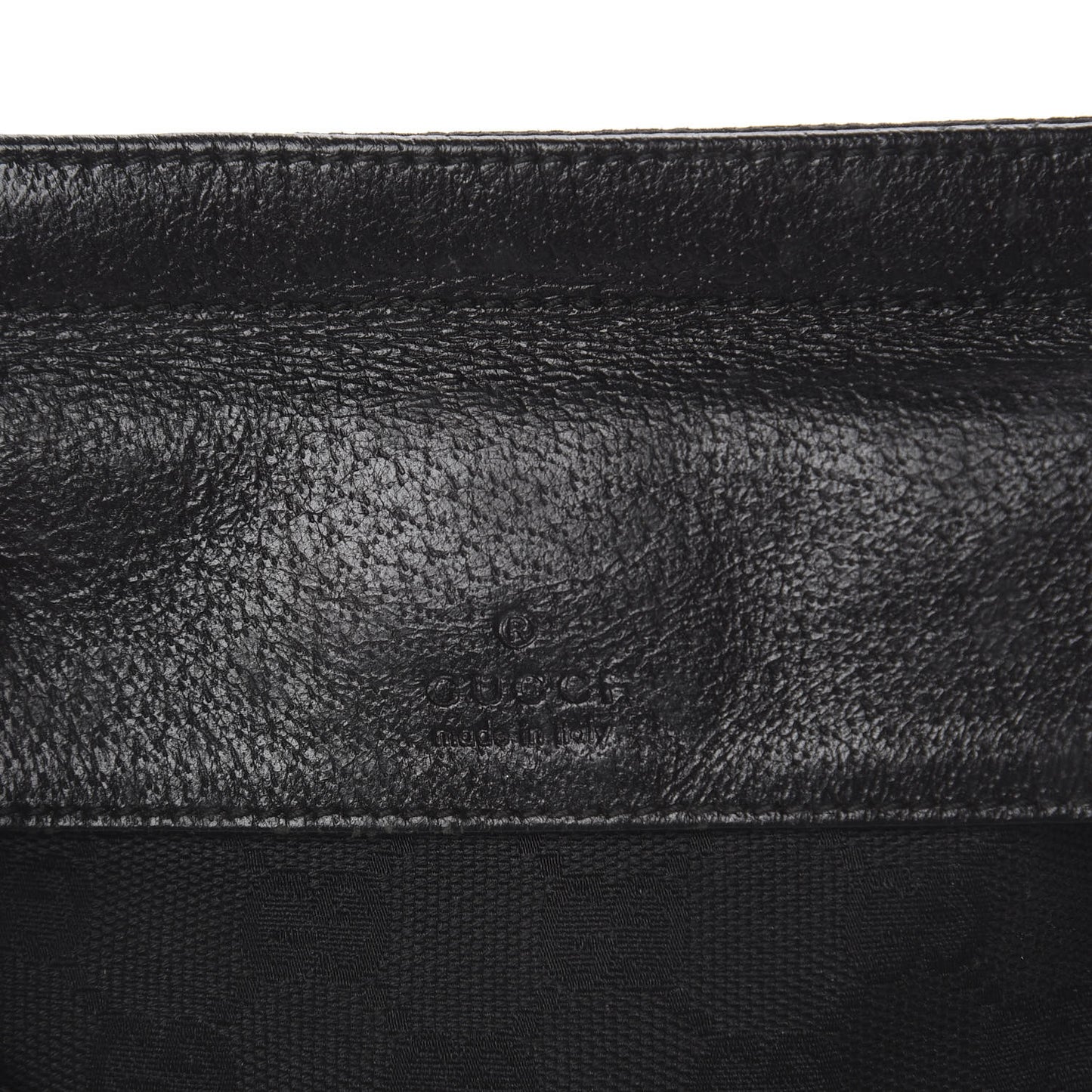 GG Monogram Double Pocket Belt Bag Black