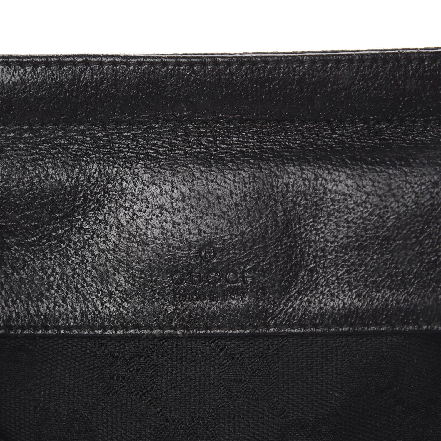 Gucci GG Monogram Double Pocket Belt Bag Black 6 of 7