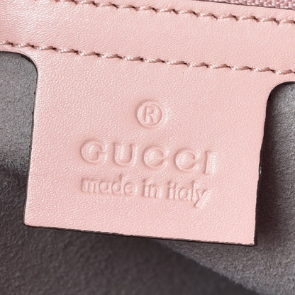 Gucci Nappa Bamboo Small Nymphaea Top Handle Bag Perfect Pink 8 of 9