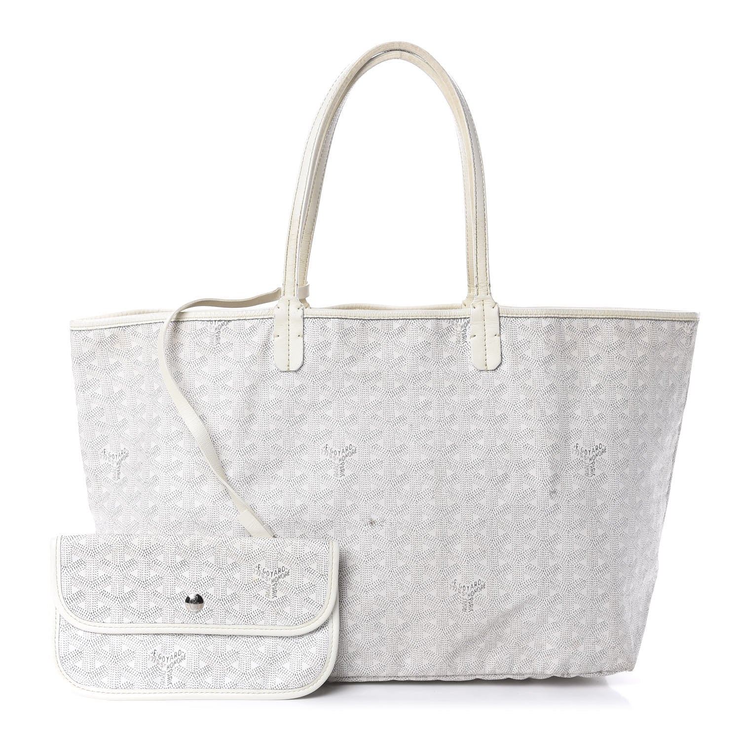 Goyard Goyardine Saint Louis PM White 1 of 19