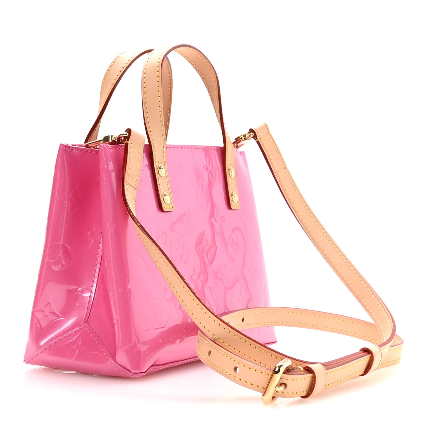 Louis Vuitton Vernis Reade PM NM Neon Pink 4 of 11