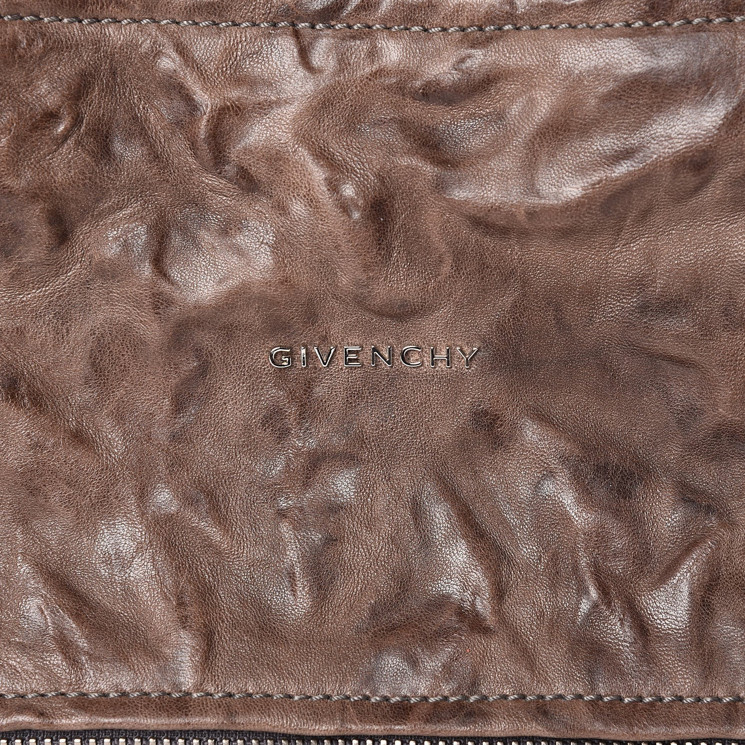 Givenchy Tumbled Sheepskin Small Pandora Charcoal 7 of 16
