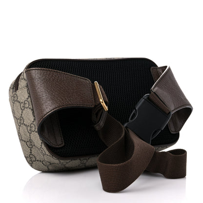 Gucci Soft GG Supreme Monogram Medium Ophidia Belt Bag Dark Brown 3 of 16