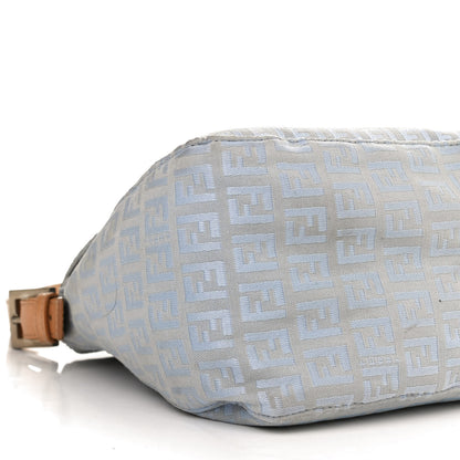 Fendi Zucchino Mama Baguette Blue 8 of 9