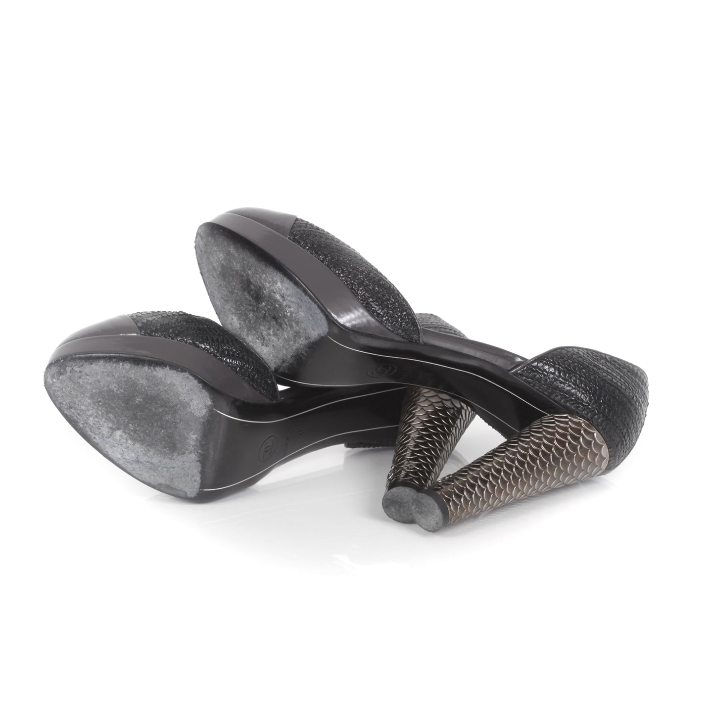 Patent Woven CC Pumps 36