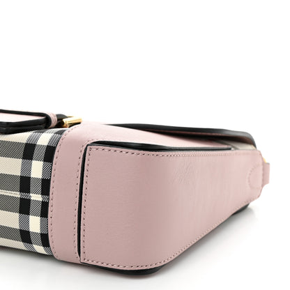 Burberry Horseferry Check Small Dickens Crossbody Bag Pale Orchid 9 of 9