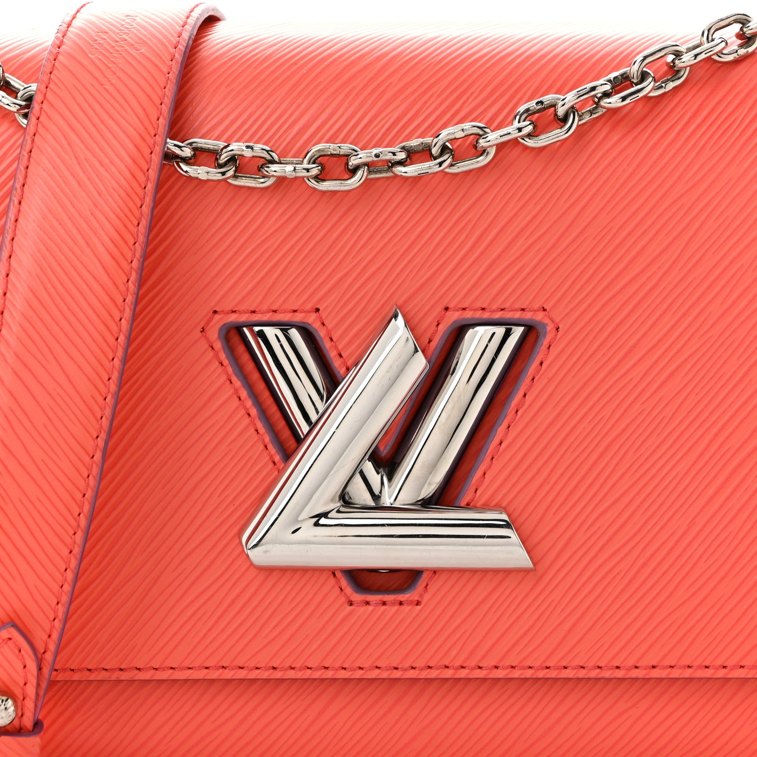 Louis Vuitton Epi Twist Shoulder Bag MM Coral 8 of 10