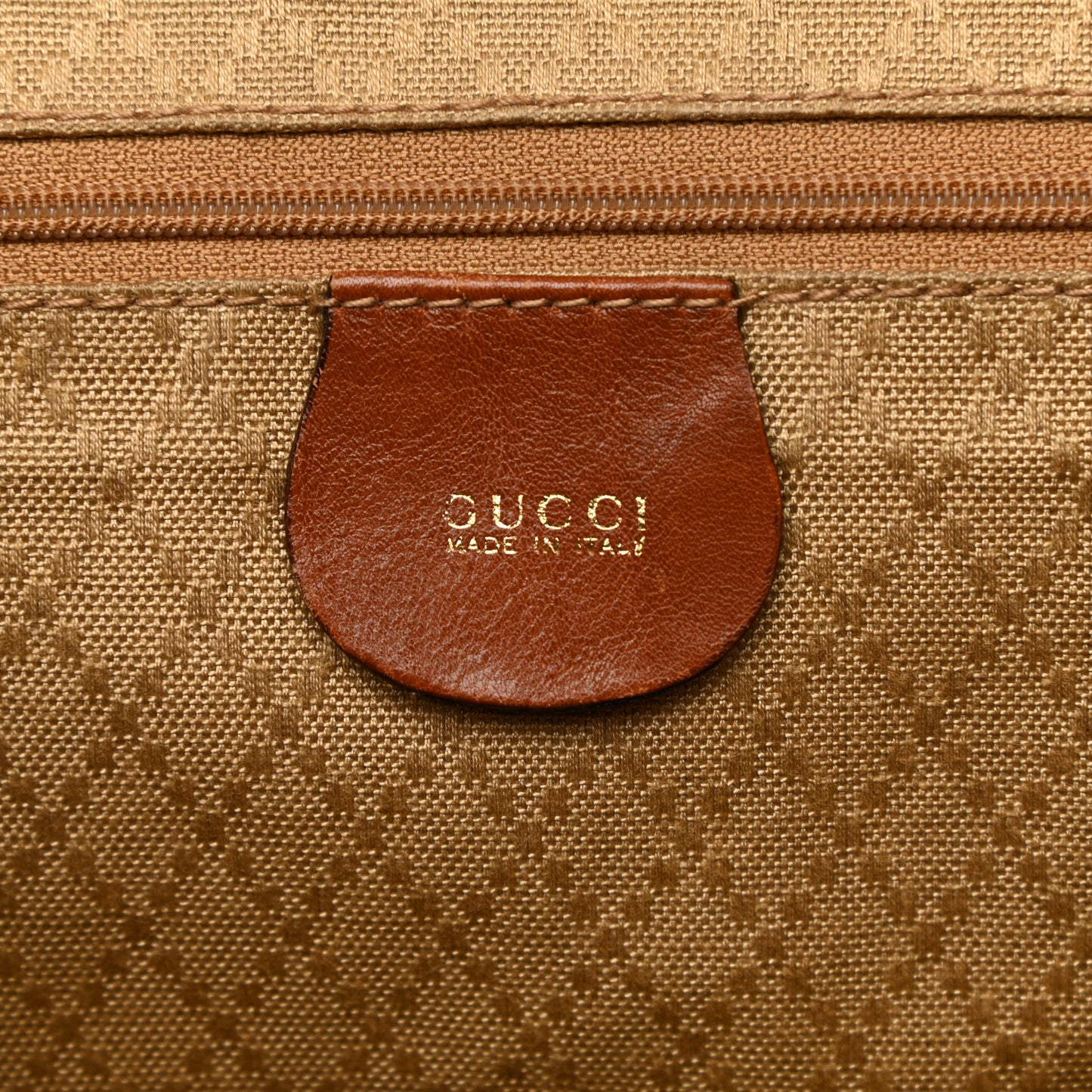 Calfskin Bamboo Backpack Brown