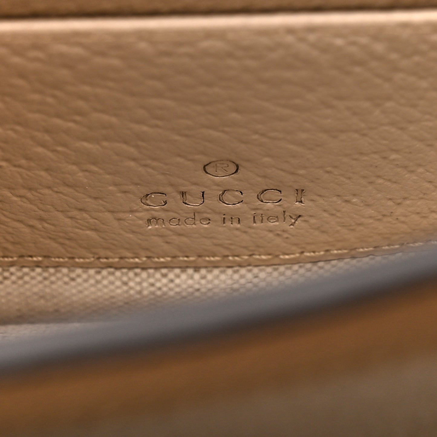 GG Supreme Monogram Textured Dollar Calfskin Mini Retro Interlocking G Flap Shoulder Bag Beige Mystic White Oatmeal