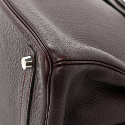 Hermes Taurillon Clemence Birkin 30 Prune 14 of 16