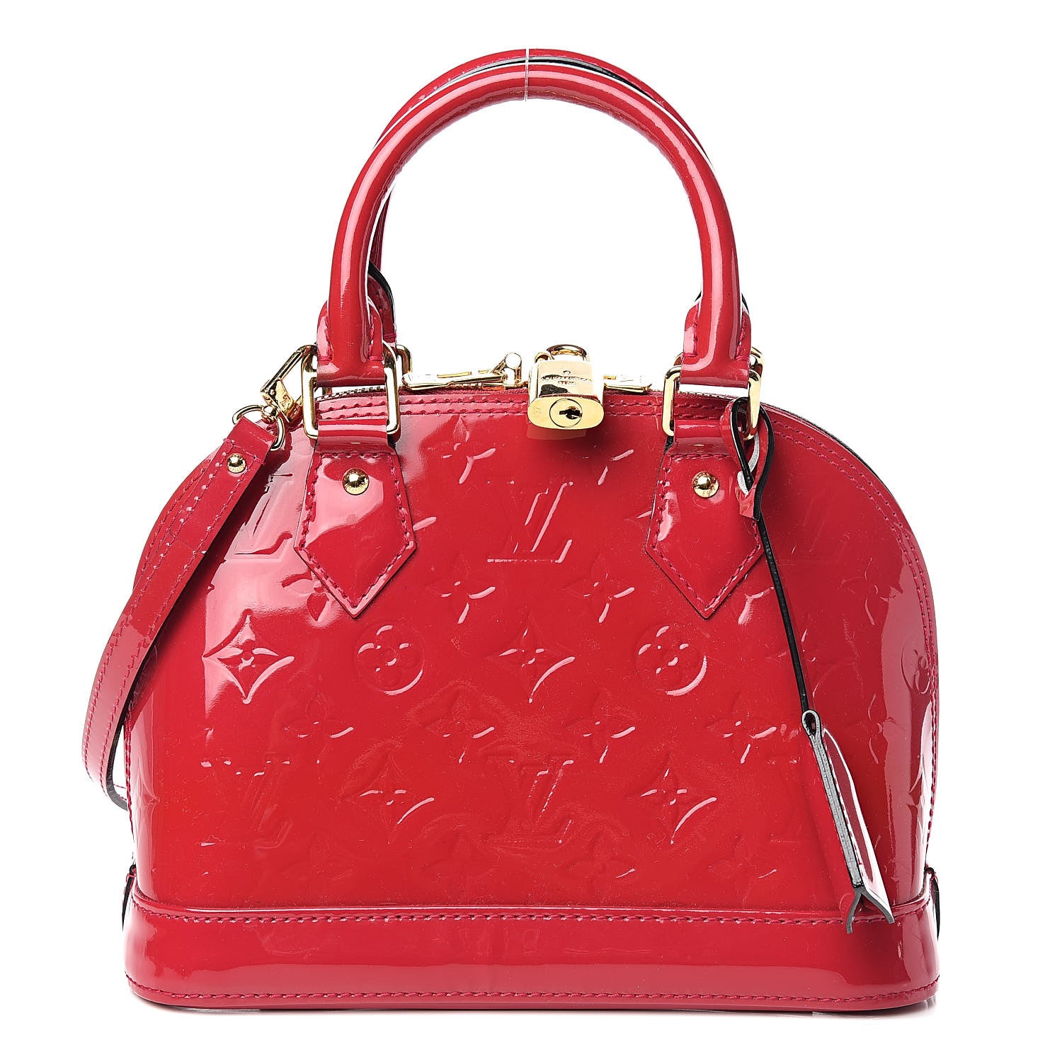Louis Vuitton Vernis Alma BB Rose Indien 1 of 10