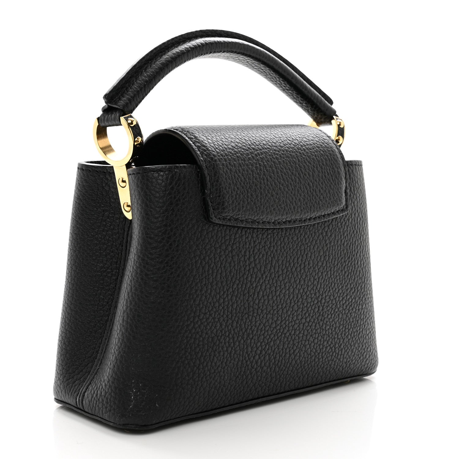 Louis Vuitton Taurillon Mini Capucines Black 3 of 9