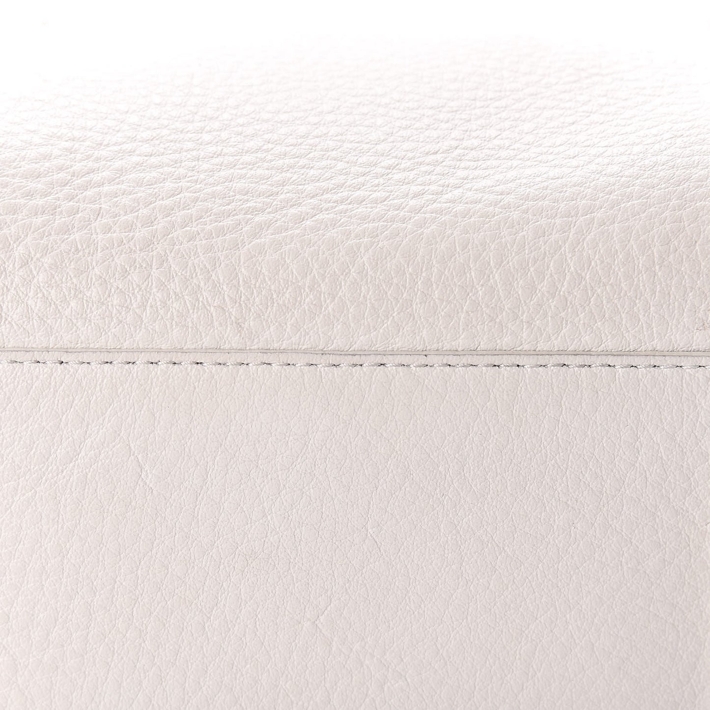 Smooth Calfskin Double Sided Small Everyday Tote Optic White Black